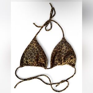 Salinas Wild Leopard Bikini Top